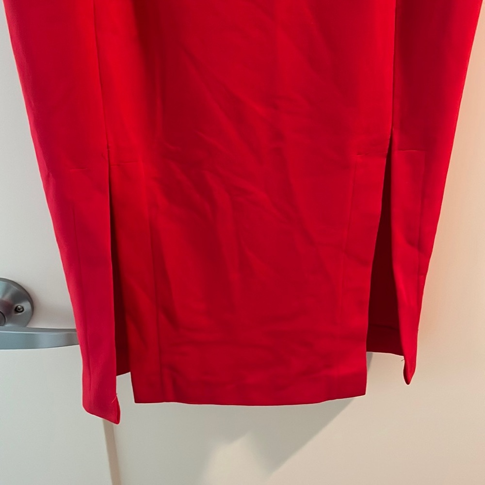 Jessica Simpson red cocktail dress